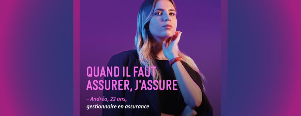 Andréa, gestionnaire en assurance 