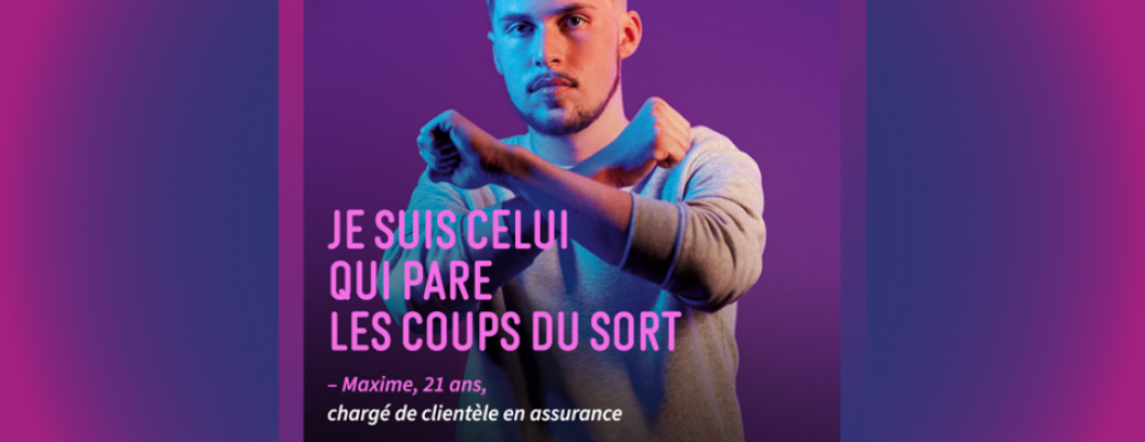 Maxime, chargé de clientèle